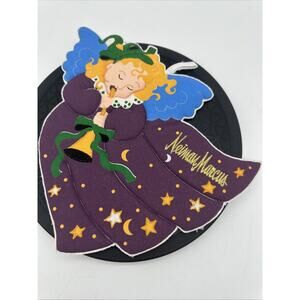 Vintage Nieman Marcus Christmas Soft Wall Decoration Trivet Angel